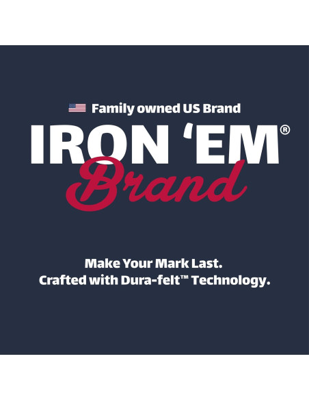 Letras de Plancha Moradas Iron 'Em 2" para Tela DIY