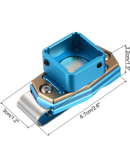 Soporte Magnético para Tiza de Billar PATIKIL con Clip