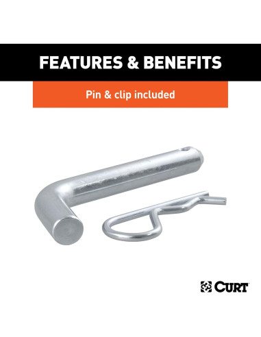 Soporte de Remolque CURT 45036 con Bola de 5 cm y Pasador