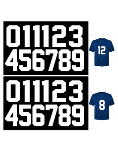 36 Números de Transferencia de Calor 20 cm Huimdery Blancos