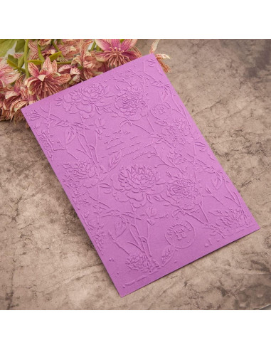 5 Carpetas de Embossing Plástico QSZKeer 12.7x17.8cm DIY