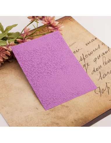 5 Carpetas de Embossing Plástico QSZKeer 12.7x17.8cm DIY