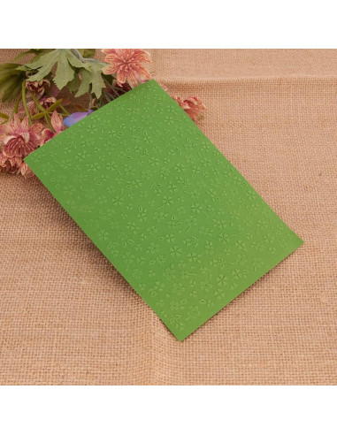 5 Carpetas de Embossing Plástico QSZKeer 12.7x17.8cm DIY