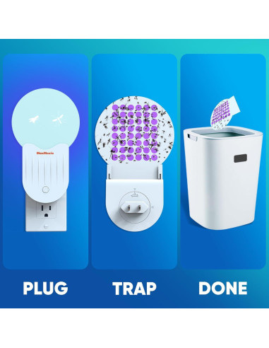 Recargas Trampa Insectos MaxMoxie 10 Tableros Adhesivos Extra Grande