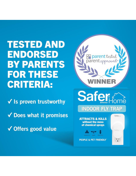 Trampa de Moscas Interior Safer Home SH502-1R5SR - 37 m