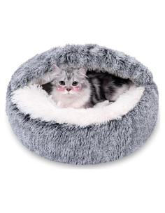 Cama para Perros y Gatos MADDEMCUTE Gris S 50.8 cm Desmontable