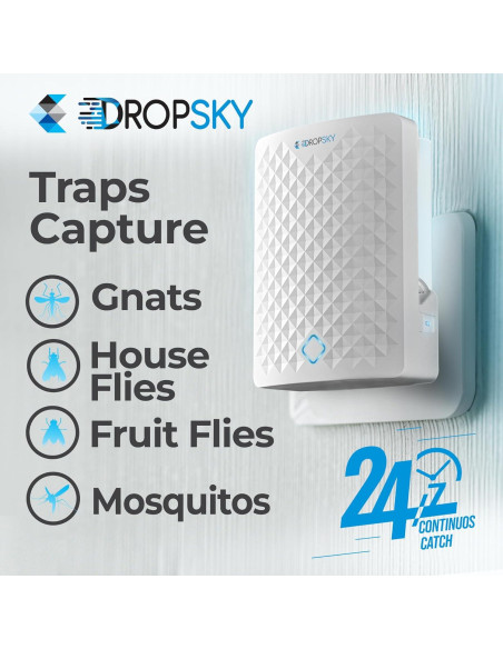 Trampa de Insectos Voladores Dropsky - 2 Trampas Enchufables