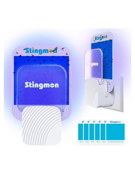 Trampa de Moscas Interior Stingmon con Luz UV + 6 Recargas