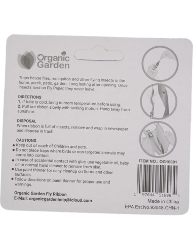 Trampas Adhesivas para Moscas Genérico - Paquete de 4 Unidades