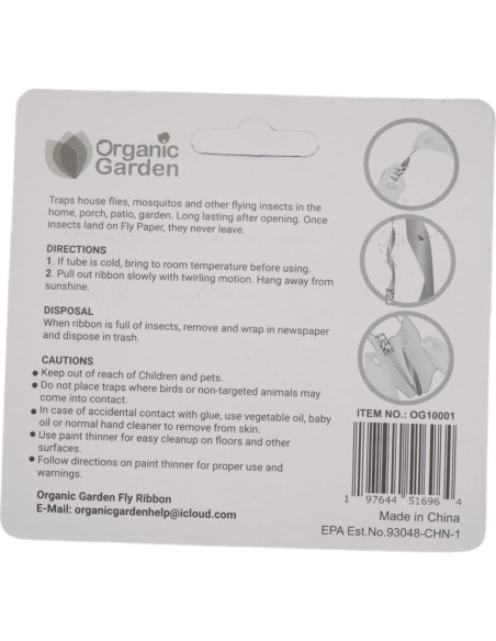 Trampas Adhesivas para Moscas Genérico - Paquete de 4 Unidades