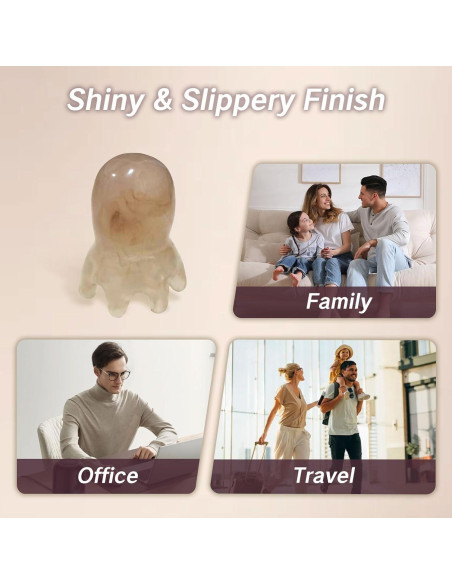 Masajeador de Cabeza NIIIYTYB - Herramienta de Acupresión 50g