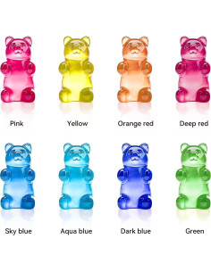 Resina UV de Color LIGHTWISH 400g Alta Transparencia 8 Colores 2