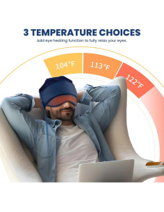 Masajeador de Cabeza y Ojos TEMPTIPS JK-02 Recargable 2