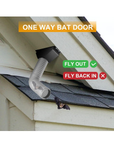 Dispositivo de Exclusión de Murciélagos Briidea HBRV-01, Reutilizable 2