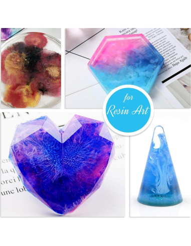 Juego de Tintas de Alcohol Limino - 12 Colores 10ml para Resina