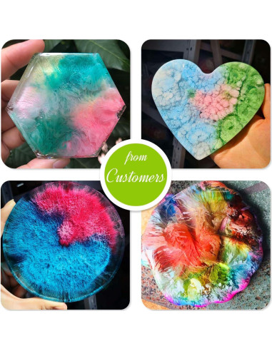 Juego de Tintas de Alcohol Limino - 12 Colores 10ml para Resina