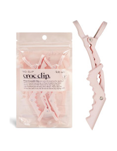 Pinzas de Cocodrilo Kitsch Rosa - 3pcs para Peinar y Seccionar