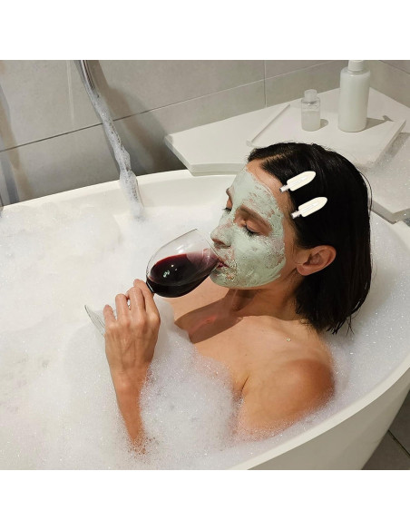 12 Clips para el Cabello Sin Dobleces LIGHOON - Rosa, Negro, Blanco