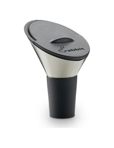 Vertedor de Vino Deslizante Rabbit - Sin Goteo y Tapón