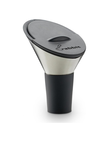 Vertedor de Vino Deslizante Rabbit - Sin Goteo y Tapón