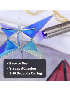 Kit de Resina UV LET'S RESIN 200g con Linterna y Bajo Olor 2