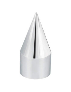 Cubiertas de Tuercas de Rueda United Pacific 10764 - Plástico Cromado - Paquete de 10