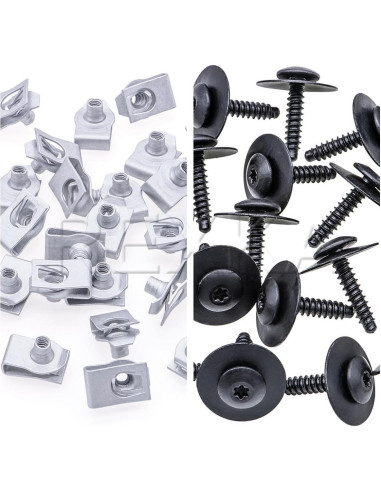 Kit de Tornillos y Tuercas U Rexka M4.2-1.41 para GM y Chevy