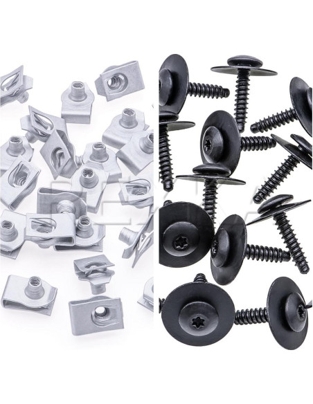 Kit de Tornillos y Tuercas U Rexka M4.2-1.41 para GM y Chevy