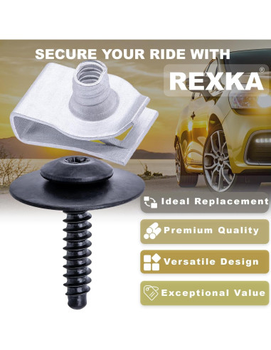 Kit de Tornillos y Tuercas U Rexka M4.2-1.41 para GM y Chevy