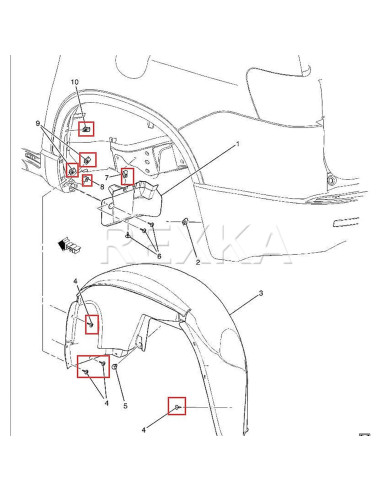 Kit de Tornillos y Tuercas U Rexka M4.2-1.41 para GM y Chevy