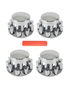 Cubiertas de Eje Cromadas WFLNHB para Semi-Tráiler 33mm