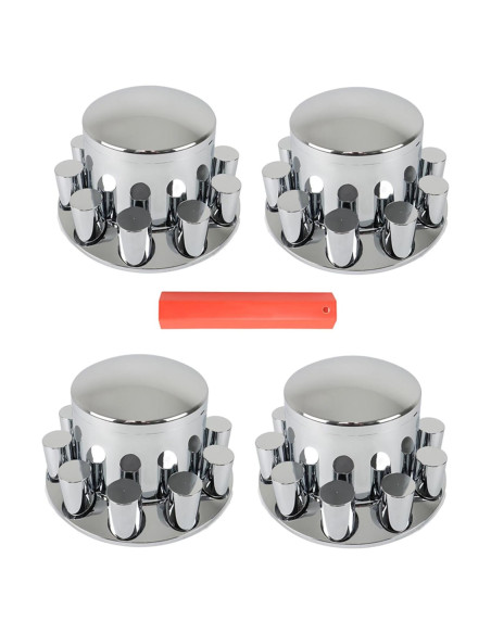 Cubiertas de Eje Cromadas WFLNHB para Semi-Tráiler 33mm