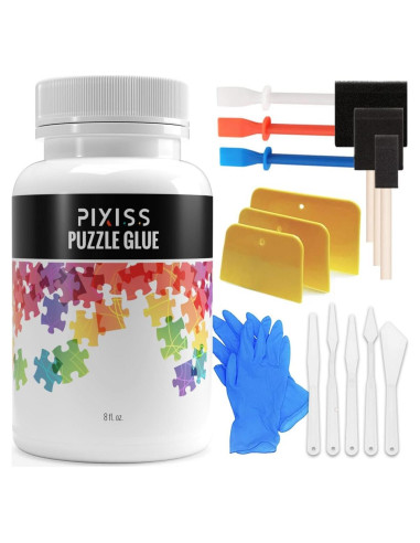 Kit de Pegamento y Sellador para Puzzles Pixiss 8oz