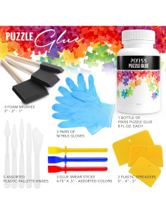 Kit de Pegamento y Sellador para Puzzles Pixiss 8oz 2
