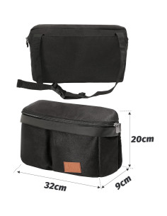 Organizador de Carrito de Bebé Miracle - Caddy Universal Negro 2
