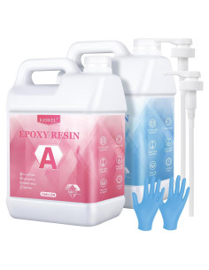 Resina Epóxica KISREL 2 Galones Cristalina Sin Burbujas
