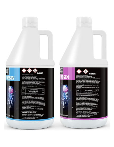 Kit de Resina Epoxy Let's Resin 3.78L Cristalina Sin Burbujas