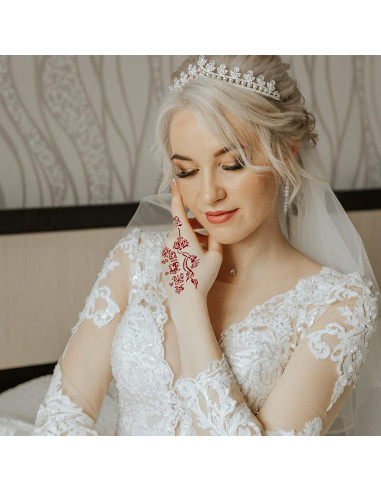 Kit de Plantillas de Tatuajes de Henna ChurlChurl - 24 Hojas