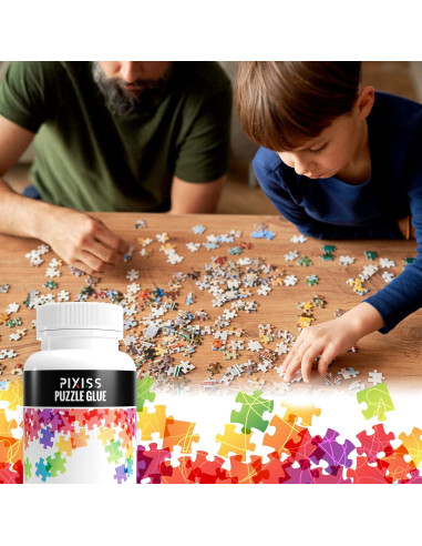Kit de Pegamento y Sellador para Puzzles Pixiss 8oz
