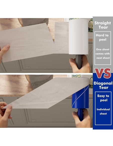 Rodillos para Pelos de Mascotas Historias de Nueva Inglaterra - 400 Hojas