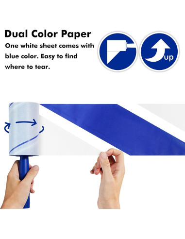 Rodillos para Pelos de Mascotas Historias de Nueva Inglaterra - 400 Hojas