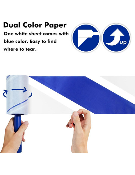 Rodillos para Pelos de Mascotas Historias de Nueva Inglaterra - 400 Hojas