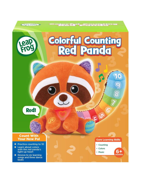 Panda Rojo Colorido de Conteo VTech - Juguete Educativo 6+ meses