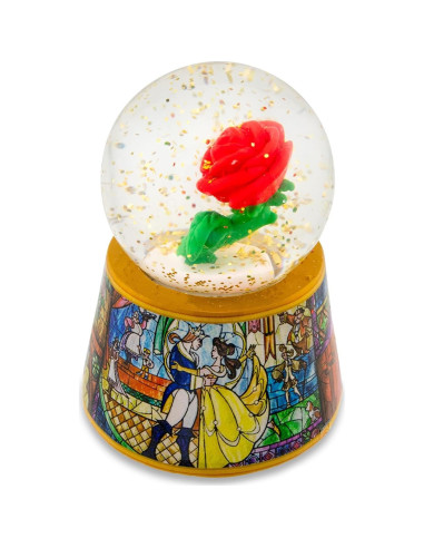 Globo de Nieve Iluminado Disney La Bella y la Bestia 7.62 cm