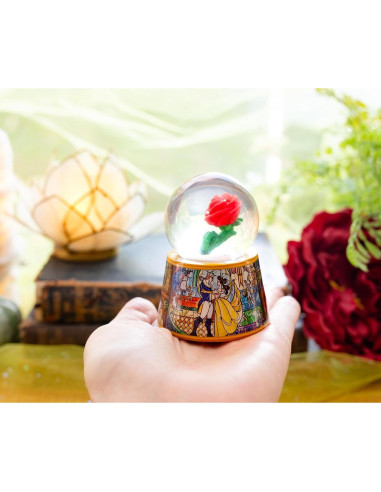 Globo de Nieve Iluminado Disney La Bella y la Bestia 7.62 cm