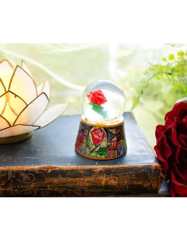 Globo de Nieve Iluminado Disney La Bella y la Bestia 7.62 cm