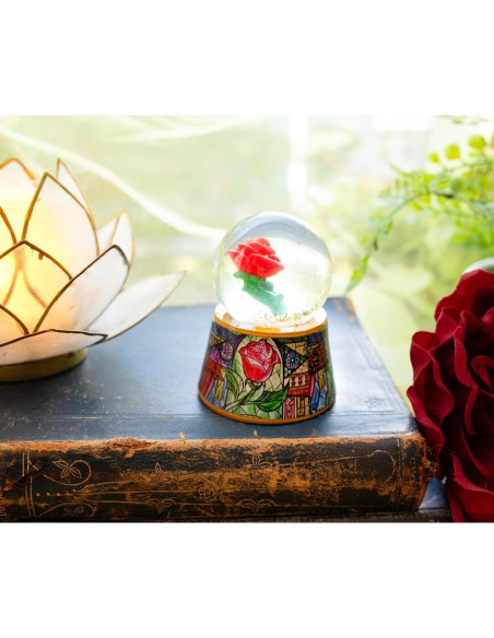 Globo de Nieve Iluminado Disney La Bella y la Bestia 7.62 cm
