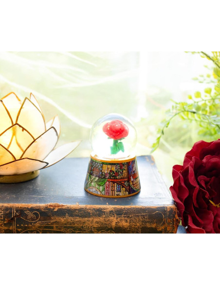 Globo de Nieve Iluminado Disney La Bella y la Bestia 7.62 cm