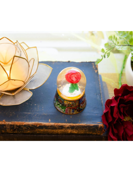 Globo de Nieve Iluminado Disney La Bella y la Bestia 7.62 cm