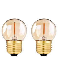 Bombillas LED Filamento G40/G12.5 Tsunetani 0.5W 2200K 2 Pcs
